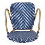 Outdoor PE Rattan and Aluminum 3 Piece French Bistro Set