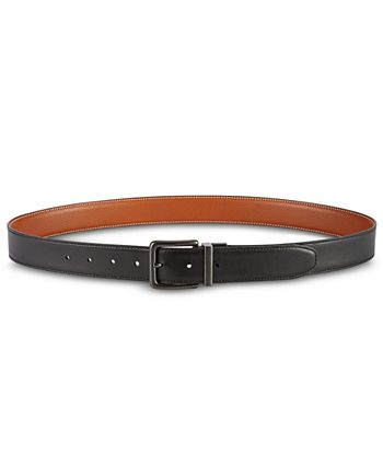 Perry Ellis Men's 35 Mm Casual Reversible Belt Brown Size 40