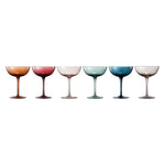 Tonal Champagne Coupe, Cocktail Glassware, Set of 6