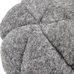 Set of 3 Plush Fabric Pumpkins in Brown
