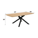 Lawton Dining Table - Natural