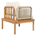 Outdoor 5-Piece Acacia Wood and Rope Patio Sofa Set