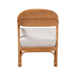 Honey Rattan Accent Chair