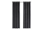 2 Pieces Set Room Darkening Curtain Panels with Grommet - Contemporary Style