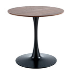 Mid-Century Tulip Table With Round Top and Pedestal Base