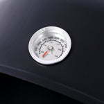 17 Inch Steel Charcoal Smoker Heavy Duty Round BBQ Grill Black