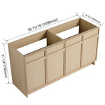 Modern Freestanding Bathroom Vanity with Soft Close Cabinet Doors