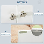 PawHut Large Elevated Dog Bowls with Storage Cabinet