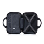 14' & 20' ABS Spinner Wheel Luggage Set with Cosmetic Case
