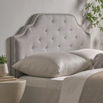 Luella Button Tufted Upholstered Headboard