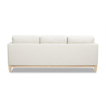 Knox 84' Modern Farmhouse Sofa, Flax White Linen