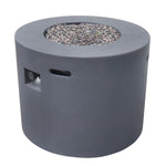 Round Iron Fire Pit With 40,000 Btu
