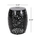Modern Design Metal End Table, Large