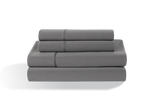BedGear Dri-Tec Sheet Set, Grey, Full