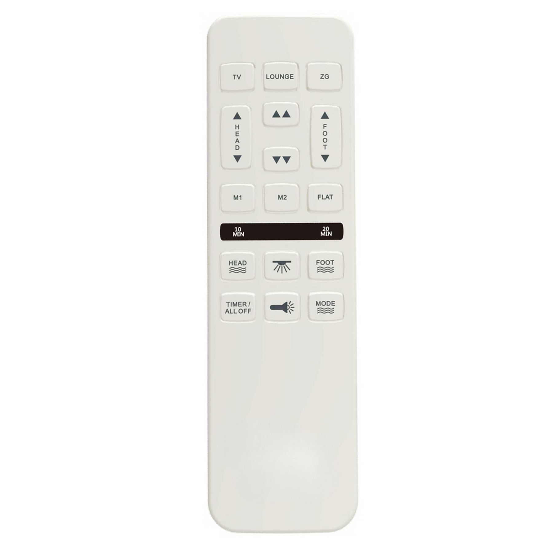 Queen Adjustable Bed Base with Vibration Modes and Adjustable Positions