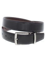 Perry Ellis Men's Leather Reversible Dress Belt Brown Size 32