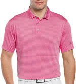 PGA TOUR Men's Short Sleeve Polo Shirt Pink Size Medium