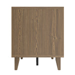 Modern 60 Inch TV Stand in Classic Walnut Finish