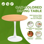 Mid-Century Tulip Table With Round Top and Pedestal Base