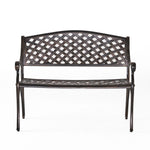 Spencer Cast Bench - Copper