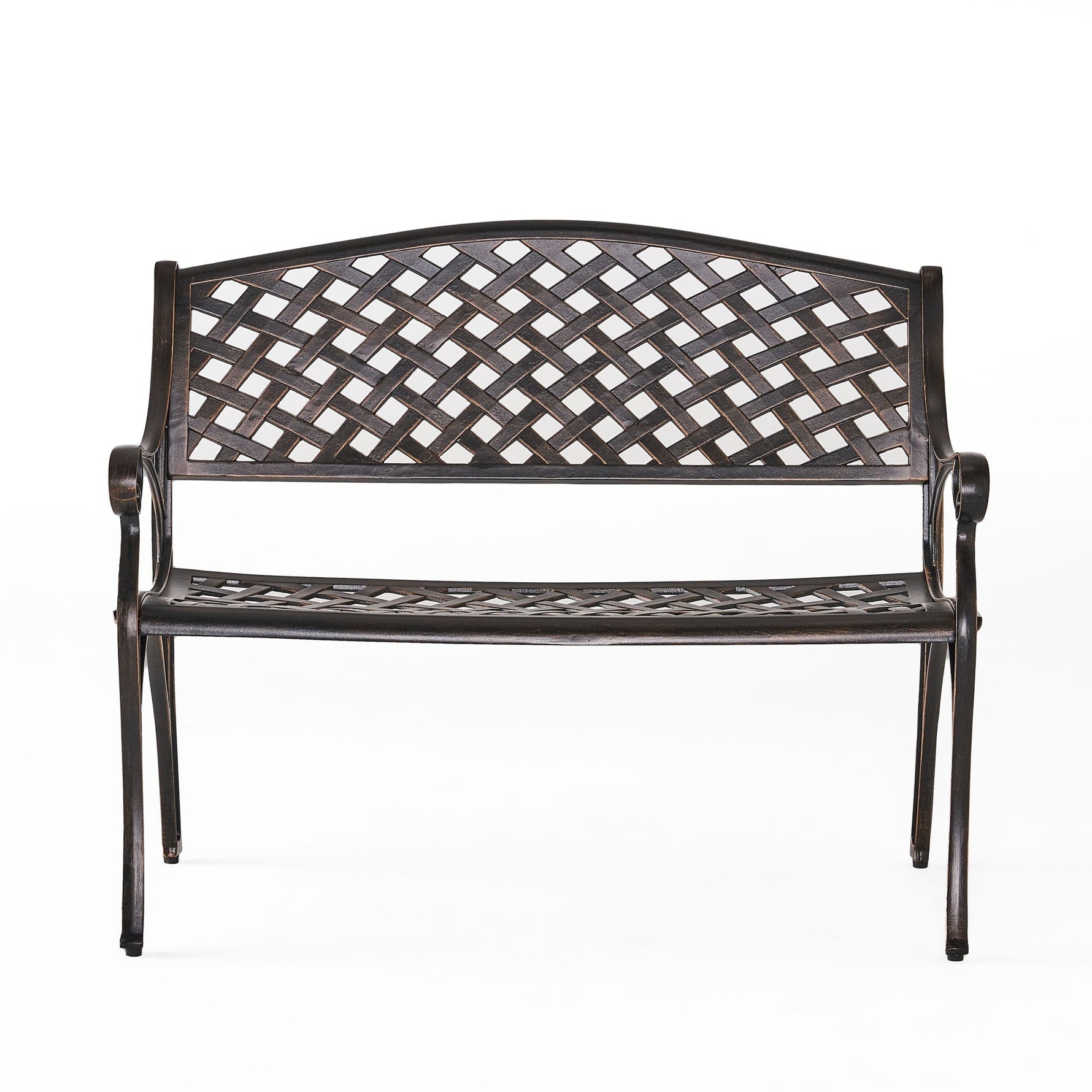 Spencer Cast Bench - Copper
