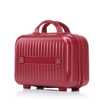 14'/20' 2 pcs ABS Spinner Wheel Luggage Set with Combination Lock and Front Opening Design