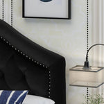 Kaarina Contemporary Tufted Fabric Headboard
