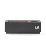 Modern Dark Grey 40' Outdoor Iron Propane Fire Pit