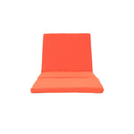Waterproof Fabric Lounge Cushion With Rectangular Shape - Orange
