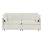 Sofa Set of 2 Chenille Couch, 2+3 Seater Sofa Set Deep Seat Sofa