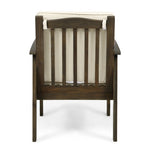 Patio Set Outdoor Acacia Wood Furniture Sets - Modern Club Chair Conversation Sets with Patio Dining Table