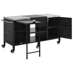 K&K 72.4' Large Grill Table for Big Green Egg