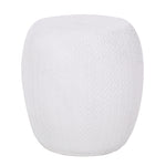Outdoor Lightweight Concrete Side Table - Antique White