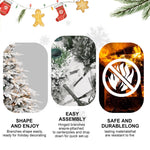 7.5ft Pre-Lit Flocked Artificial Christmas Tree