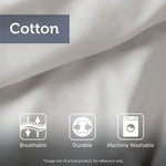 Tufted Cotton Chenille Medallion Fringe Coverlet Mini Set - Off-White