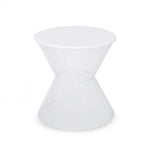 Nevada Contemporary Side Table with Mesh Design