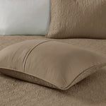 Reversible Quilt Set Mocha King/Cal King