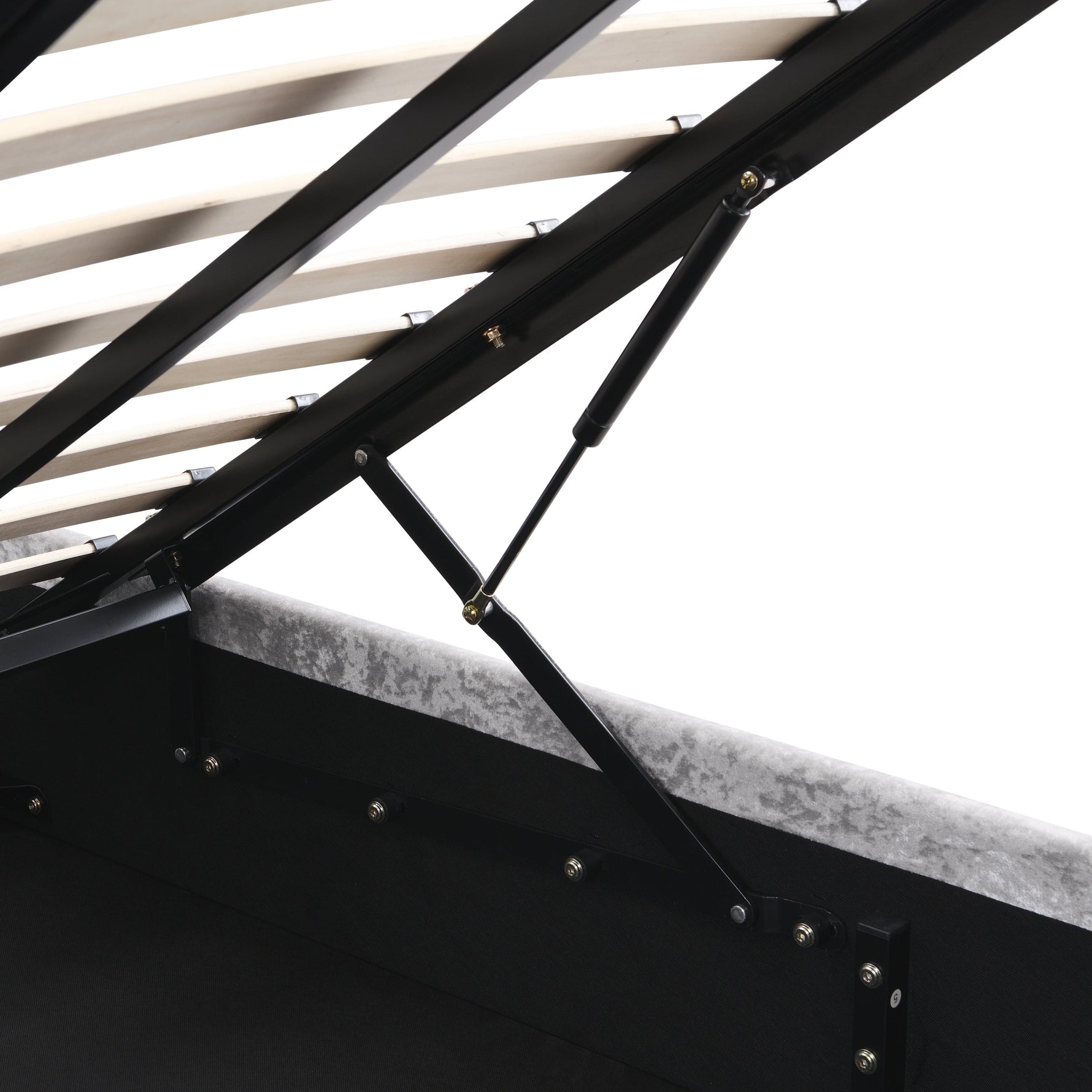 Hartfried Upholstered Queen Storage Bed with Hydraulic Lift