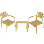 3 Piece Indoor / Outdoor Leisure Table And Chair Set