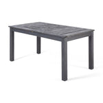 7-Piece Outdoor Dining Set with Extendable Acacia Wood Table
