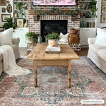 Rosman Distressed Washable Area Rug
