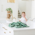 Lush Receiving Blanket 30x40 Inch by Saranoni