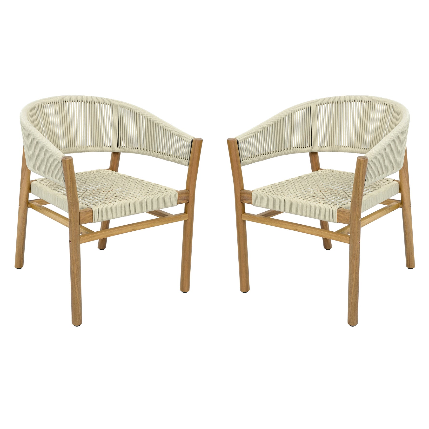 Outdoor Accent Chair Set - 2 Person Seating Group