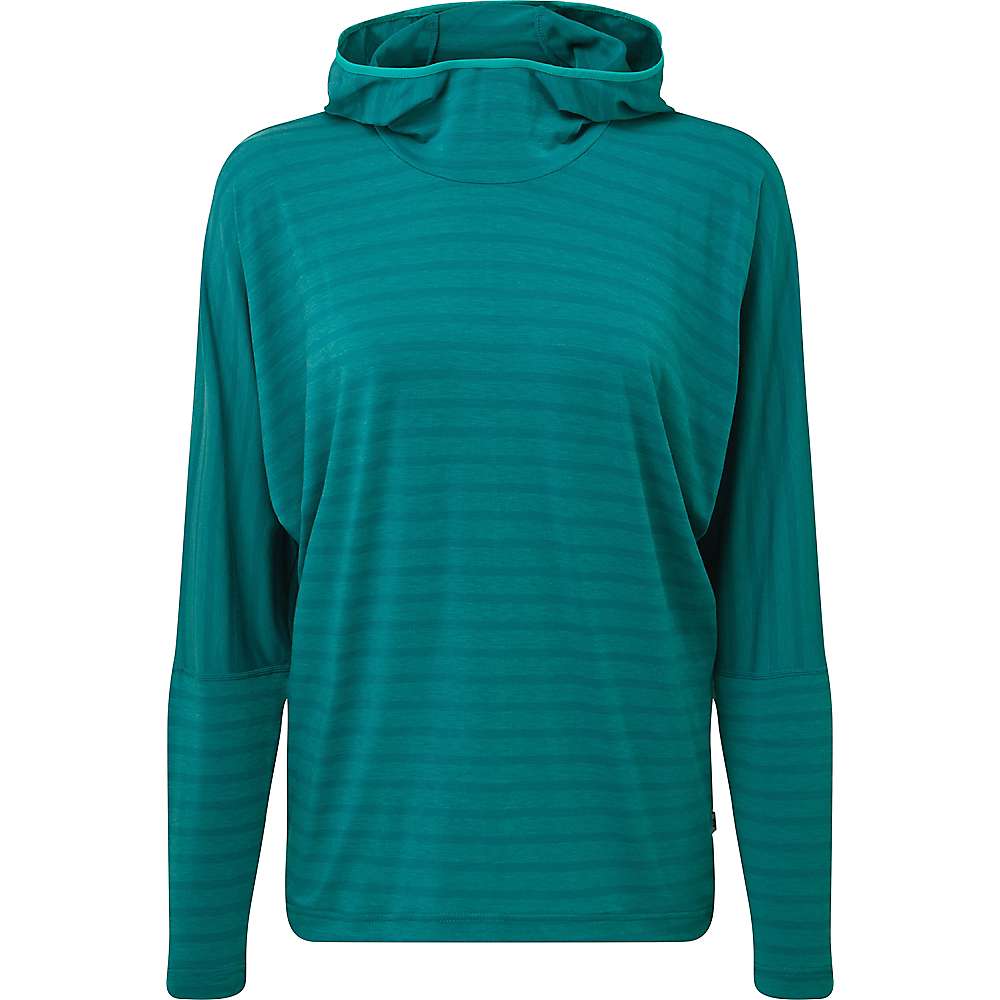 Mountain Equipment Women's Groundup Hoody - Tasman Blue Stripe
