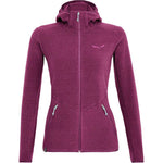 Salewa Womens Fanes AWP Hoody - Dark Purple Melange