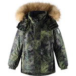 Reima Boys Niisi Reimatec Dark Green Winter Jacket - Size 2T