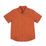 Topo Designs Men's Dirt Short Sleeve Shirt - Medium Brick