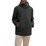 Noize Men's Theo Mid-Length Rain Jacket - Black, Large