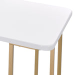 Estie - Writing Desk - White / Gold