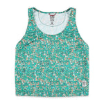 Topo Designs Women's River Tank - Small Turquoise Terrazzo